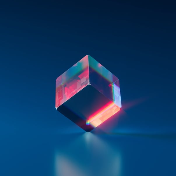 Picture of tilted cube